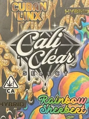 Cuban Linx x Rainbow Sherbet Cali Clear