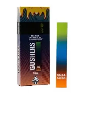 Cali Clear Gushers Disposable